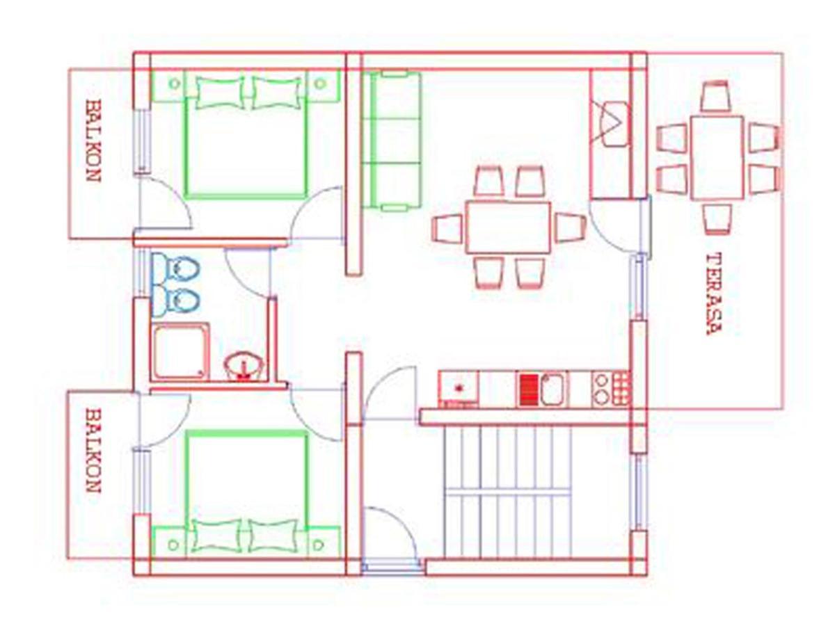 Apartments Lalic Vodice Kamer foto